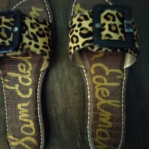 Sam Edelman Granada leopard slides